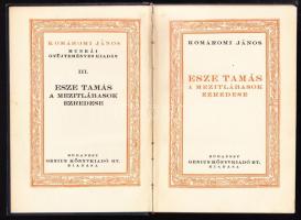 1930 Komáromi János munkái III. - Esze Tamás A mezítlábasok ezredese, Genius Kiadó Bp., aranyozott d...