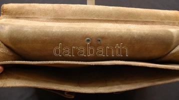 Régi, jó állapotú, bőr aktatáska / Vintage leather bag