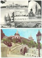 55 db modern Budapest képeslap, fekete-fehérekkel