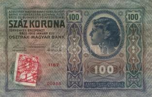 1902. 1000K hamis "Magyarország" körbélyegzővel, áthúzással érvénytelenítve és "Stemp...