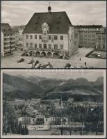 100 db modern külföldi városképes lap, közte fekete-fehérek