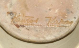 Feliratos kerámia Miska-kancsó, Csibi mezőtúri kerámia 25 cm