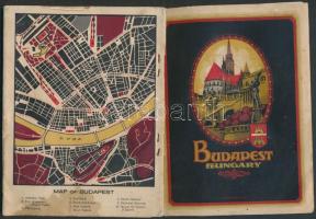 1925 Budapest BNV képes, térképes prospektus angol nyleven / 1925 Budapest International Fair picture guide with map. In English