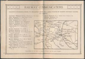 1925 Budapest BNV képes, térképes prospektus angol nyleven / 1925 Budapest International Fair pictur...