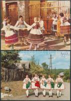 Magyar népviseletek - 100 db modern képeslap