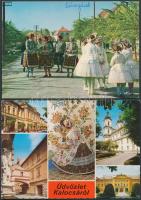 Magyar népviseletek - 100 db modern képeslap