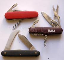 3 db bicska / 3 pocket knives