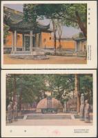 100 db színes, modern ázsiai képeslap