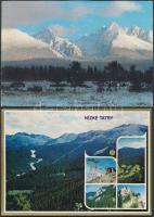 TÁTRA - 100 db színes, modern képeslap