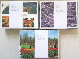300 db színes modern európai képeslap
