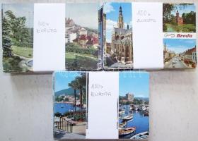 300 db színes modern európai képeslap