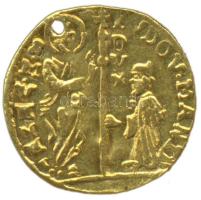 Olasz Államok / Velence 1789-1797. 1Z Au "Ludovico Manin" (3.39g/0.999) T:2,2- lyuk /  Italian States / Venice 1789-1797 Zecchino "Ludivico Manin / Christ standing in starred field" (3.39g/0.999) C:XF,VF hole Friedberg 1445.