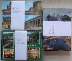 300 db színes modern európai képeslap