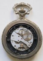 Japona modern mechanikus zsebóra vadász motívumos tokkal / Modern pocket-watch with hunter topic