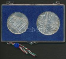 1974. 50Ft Ag + 100Ft Ag "50 éves az MNB" T:BU eredeti MNB plombált plasztiktokban!