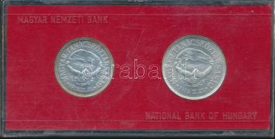 1969. 50Ft Ag + 100Ft Ag "Tanácsköztársaság" pár T:BU Eredeti MNB plasztiktokban!