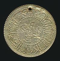 Törökország/Oszmán Birodalom 1905. (1293/30) 25K Au "II.Abdul Hamid" 2,16g T:2- ly.
Turkey...