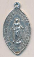 Szűz Máriát és Szent Alajost ábrázoló vallási medál Ag 13,5g (48x25mm) / religious medal Ag 13,5g