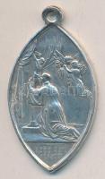 Szűz Máriát és Szent Alajost ábrázoló vallási medál Ag 13,5g (48x25mm) / religious medal Ag 13,5g