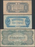 1944. "Vörös Hadsereg" 1P, 2P, 20P, 50P, 100P T:II-,III