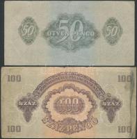 1944. "Vörös Hadsereg" 1P, 2P, 20P, 50P, 100P T:II-,III