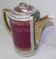 Gazdagon díszített és aranyozott Epiag Alt-Wien jelzett porcelán teás kancsó / Epiag Alt-Wien chinaw...