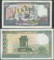 Libanon 1988. 50L + 250L T:I- Lebanon 1988. 50 Livres + 250 Livres C:AU