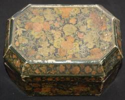 Kis bizsu tétel: 11db gyöngynyaklánc és egy karkötő festett dobozban