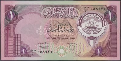 Kuwait 1980-91(1968). 1D Sign.6 T:I Kuwait 1980-91(1968) 1 Dinar sign:6 C:Unc