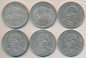 1992-94. 200Ft Ag "MNB" és "Deák" (6x) T:2,3