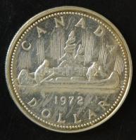 Kanada 1972. 1$ Ag "Kenu" T:2 k.
Canada 1972 1 Dollar Ag "Voyageur" C:XF scretch