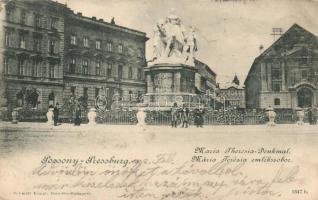 Pozsony Maria Theresia statue (EK)