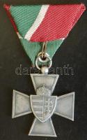 1940. Nemzetvédelmi Kereszt "A Hazáért" mellszalaggal T:1-