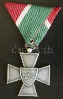 1940. Nemzetvédelmi Kereszt "A Hazáért" mellszalaggal T:1-