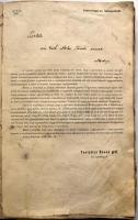 1869 Nadapi római katolikus egyházközség iskolaszékének megalakulásáról és sok éves működéséről tudó...