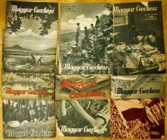 Nagy, érdekes cserkész tétel: sok igazolvány, meghívó, nyomtatvány, könyv, újság. Érdemes megnézni! / Large mixed scout lot: id-s, books, printed matters