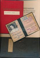 11 db érdekes bozonytívány, bevásárlási könyv, díszoklevél