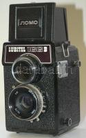 Lomo Lubitel 166B típusú régi fényképezőgép tokban