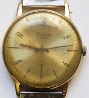 Kiválóan működő Rakéta 16 köves másodpercmutatós karóra szíjjal / Vintage watch. works well