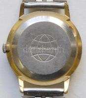 Kiválóan működő Rakéta 16 köves másodpercmutatós karóra szíjjal / Vintage watch. works well