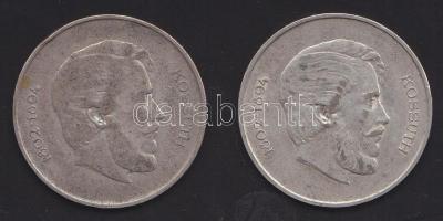 1947. 5Ft Ag "Kossuth" (2x) T:2-,3