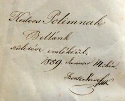 Petőfi Sándor ujabb költeményei. 1847-1849. I-II kötet. Pest, 1858. Emich Gusztáv, eredeti aranyozot...