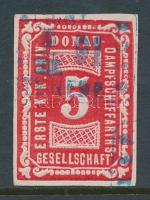 1890 DDSG Általános díjjegybélyeg 5kr