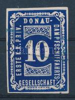 1890 DDSG Általános díjjegybélyeg 10kr