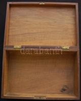 Nagy-Magyarországos irredenta intarziás fa ládika 20x30x9cm