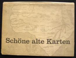 Schöne alte Karten: 24 igényes művészeti reprodukciót tartalmazó mappa. / Booklet containing 24 selected, nice reproduction of old maps 30x40 cm