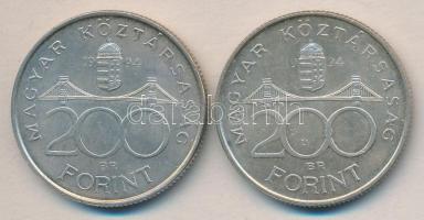 1994. 200Ft Ag "Deák" (2x) T:2