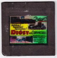 Mozireklám: Diosy bútor, Devecser. Színezett üvegdia. 9x9 cm