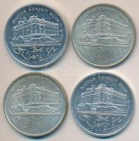 1992-93. 200Ft Ag "MNB" (4x) T:2,2-