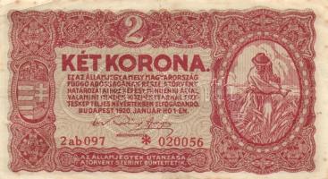 1920. 2K (20x) kétféle típus T:II,II-,III